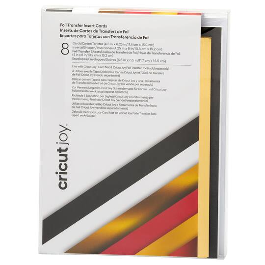 Cricut Joy™ A6 Foil Transfer Insert Cards